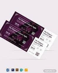 Process of Using Reliable Concert Ticket Templates